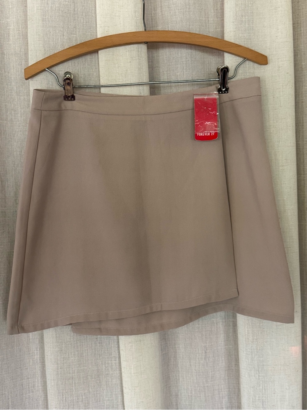 Forever21 Taupe Wrap Skirt New With Tags Large